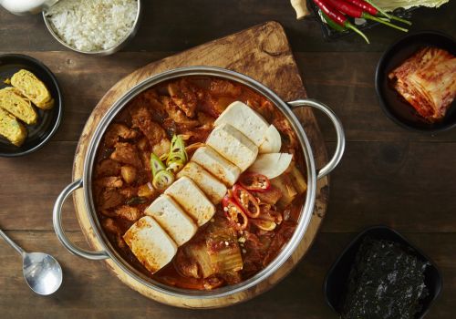 Canh kimchi thịt đậu truyền thống